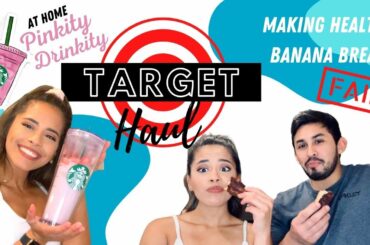 Target Haul, Healthy Banana Bread, & Making Starbucks Pink Drink