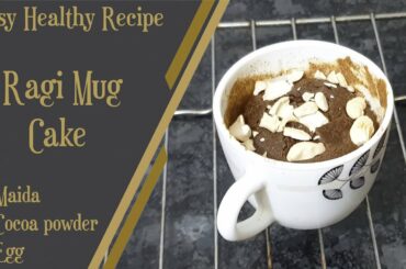 Ragi mug cake /Ragi cake/Healthy eve snack recipe