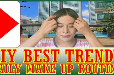 Morning Routine (10 DIY Ideas, Makeup, Healthy Recipes)--MY DIY BEST TRENDY DAILY MAKE UP ROUTINE