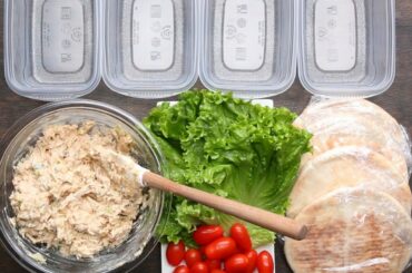 Healthy Meal-Prep Chicken Salad Pockets