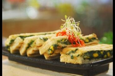 Palak Sweet Corn Sandwich |Healthy Recipe |  LOCKDOWN DAYS | ARCHANASARDA | 2020