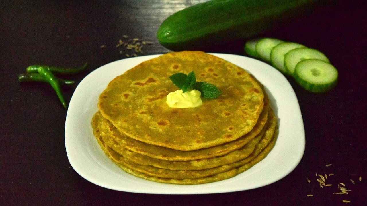 Cucumber Paratha | Cucumber Roti | Healthy breakfast recipe - UCOOK ...