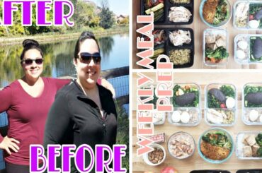My Weekly Meal Prep Weight Loss Journey Healthy Lifestyle /how I lost 45+lbs