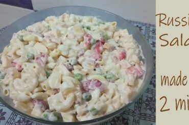 Russian salad || healthy recipe in urdu/hindi || cream friut salad || Food & Fun