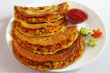 Breakfast Recipe Vegetable Frittata || Healthy Snack Recipe || Vegetable Recipe || Home Telugu Home