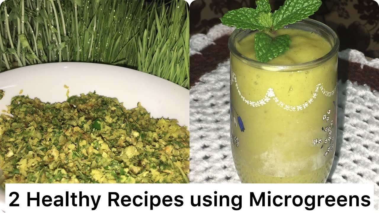 2 HEALTHY RECIPES USING MICROGREENS – THORAN & SMOOTHIE (WITH ENGLISH SUBTITLES) 2 HEALTHY RECIPES USING MICROGREENS - THORAN & SMOOTHIE (WITH ENGLISH SUBTITLES)