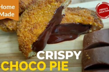 Crispy Chocopie | Chocopie Recipe | Snacks with bread | Chocolate Snacks | Homemade Choco Pie Recipe