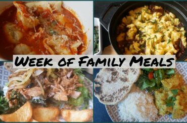 WHAT'S FOR DINNER | FAMILY MEALS OF THE WEEK | MEAL IDEAS