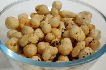 Tasty and healthy weight loss snack recipe, phool makhana, Sravani home.