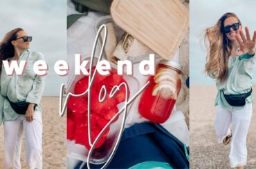 VLOG: hiking, NEW Vitamix, healthy snack ideas + BEACH DAY!