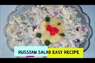 RUSSIAN SALAD | Best Healthy Tasty Salad | Best for all parties | recipe in URDU | HINDI