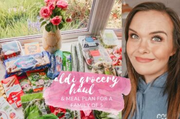 ALDI GROCERY HAUL & MEAL PLAN - FAMILY MEAL IDEAS - MAY 2020