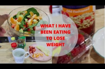 WHAT I HAVE BEEN EATING TO LOSE WEIGHT/HEALTHY MEAL IDEAS