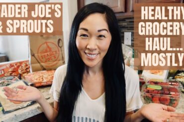 2020 HEALTHY (MOSTLY HEALTHY) GROCERY HAUL // TRADER JOES AND SPROUTS // HOMESCHOOL LUNCH