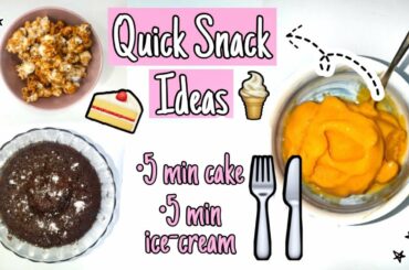 Lockdown Friendly QUICK & EASY Snack Ideas / Mridul Sharma