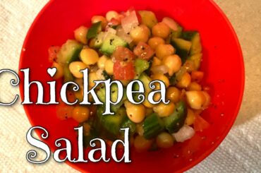 Chickpea Salad | 5 Minute Recipes | Quarantine Cooking