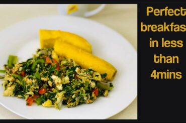 HEALTHIEST AND PERFECT BREAKFAST || BOILED PLANTAIN WITH VEGGIES || WEIGHT LOSS RECIPE