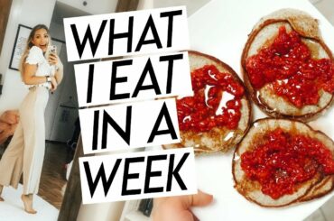 what I eat in a week as a college student | healthy & easy meals!