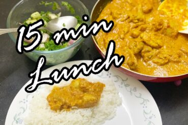 15 min chicken recipe  lunch|kale salad|healthy eating during lockdown|homecooking is fun & relaxing