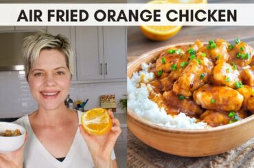 Air Fryer Orange Chicken - Healthy, Fast Food Makeover Recipe that is Gluten-Free Too!