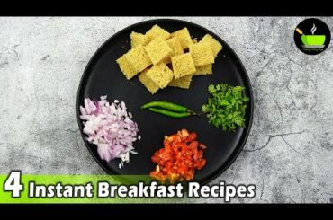 15 Minutes Instant Breakfast Recipes | Quick And Easy Breakfast Recipe | Healthly Breakfast Recipe