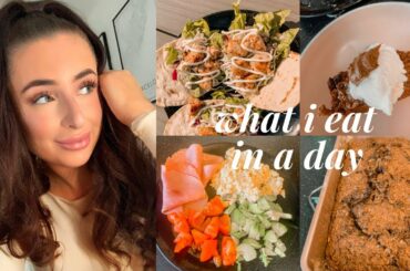 *REALISTIC* WHAT I EAT A DAY WORKING FROM HOME | Easy & Healthy | Hazel Maria Wood
