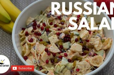 HOW TO MAKE RUSSIAN SALAD | Quick and Easy | Iftar Special | Recipe by QuickFood Corner
