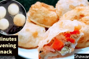 5 Minutes Snacks Recipe- Evening Snacks - Easy Snacks - Pocket Shawarma - Delicious & Yummy Snacks