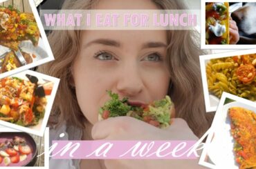What I eat for lunch in a week! | HEALTHY*ish* meal ideas