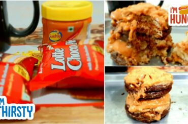 Yummy Hot Lotte chocopie peanut butter sandwich,easy breakfast or snack idea
