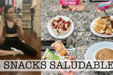 6 SNACKS SALUDABLES // 6 HEALTHY SNACKS