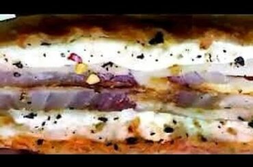 Cheese Sandwich Italian Style | Three layers Yummy Veg Grilled sandwich | Quick Healthy Breakfast