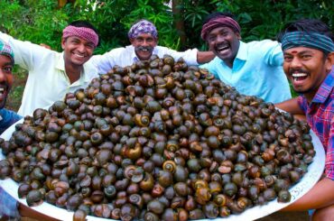 Snail Cooking and Eating | Healthy Snail Recipe | Cooking South Indian Snails in Village