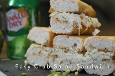 Easy Crab Salad Sandwich