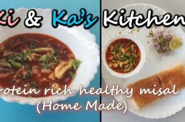 Protein Rich Healthy Misal Recipe