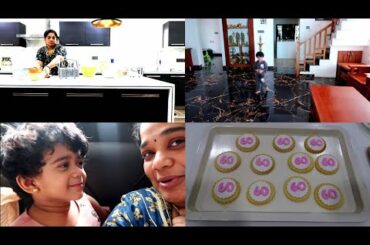 Busy Day Vlog - 60th birthday Cookies - Daily Cleaning Chores -  - Making Healthy Breakfast & Lunch