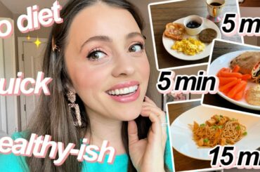 What I Eat in a Day.... QUICK IDEAS + no specific diet, just tryin' my best y'all
