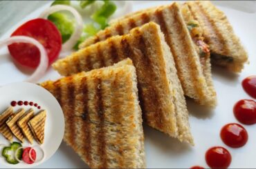 Capsicum & Tomato Panini Sandwich || Healthy Sandwich || Cook with Sumit