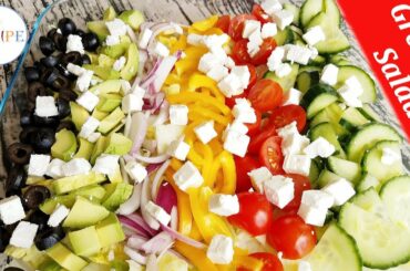 Fresh & Healthy Greek Salad Recipe | How to make Greek Salad | Decipe