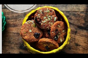 Healthy Ginger cookies without baking powder soda |Crispy Ginger Biscuits Recipe (Eggless)