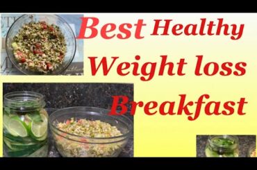 How to prepare sprouted moongdal||healthy weight loss recipe ||detox water