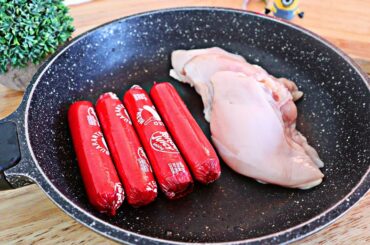 Trending Hotdog with Chicken Recipe! 10min Delicious Lunch Idea! Mapapakanin ka Sarap!
