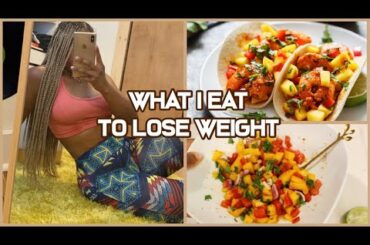 HEALTHY WEIGHTLOSS LOW CALORIE MEAL IDEA | SHRIMP TACO AND MANGO SALSA UNDER 400 CALORIES