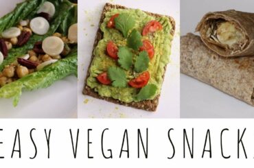 Healthy, Quick, and Easy Snack Ideas (VEGAN/PLANT-BASED)