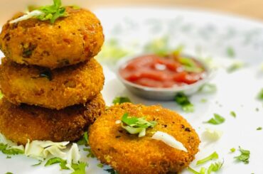 Vegetable Cutlets Recipe| Veg - Paneer Cutlet | Veg Cutlet | Healthy Snacks | Global Food Court