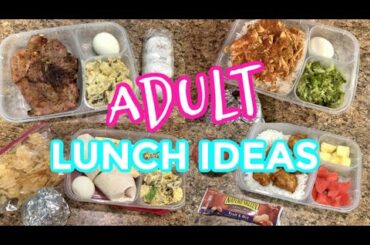 A WEEK OF HUSBAND WORK LUNCHES! || ADULT LUNCH IDEAS