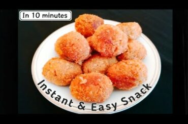 Instant & Easy Snack for Lock down|In 10 Minutes| With Less Ingredients