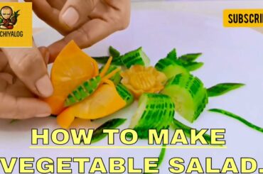 HOW TO MAKE HEALTHY EASY VEGETABLE SALAD-SUPER DELICIOUS SALAD
