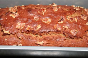 Banana Bread In Lockdown | No Maida Banana Bread Recipe | Walnut Banana Bread Recipe | Banana Bread