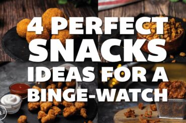 4 Perfect Snacks Ideas for a Binge-watch | Snacks Recipe | With Subtitles